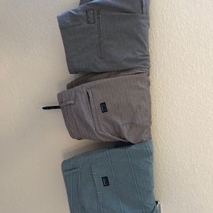 O’Neil and Volcome hybrid board shorts